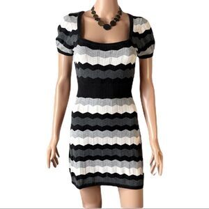 H&M Striped Knit Dress SMALL